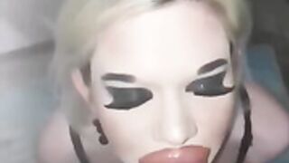 Andrea BGBarbie Leopard Bra Cumshot