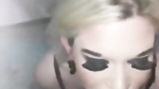 Andrea BGBarbie Leopard Bra Cumshot