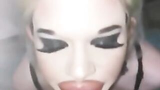 Andrea BGBarbie Leopard Bra Cumshot