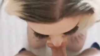 Andrea BGBarbie Blowjob and titty fuck