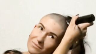 sexy ladies shave heads smooth bald