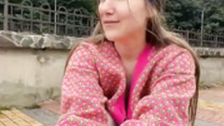 girl cams in public park