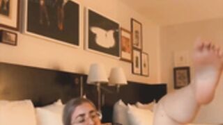 Jen Brett fingering pussy