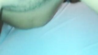 Jovencita española a 4 patas