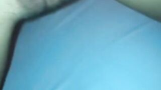 Jovencita española a 4 patas