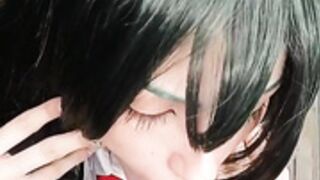 Veroodle cosplay tsuyu asui