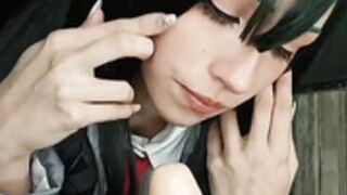 Veroodle cosplay tsuyu asui