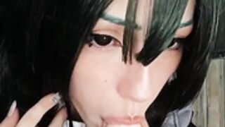 Veroodle cosplay tsuyu asui