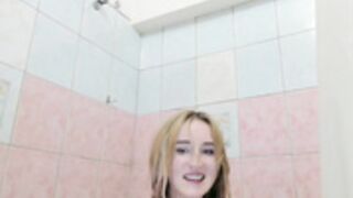 Laila Laurent shower 2