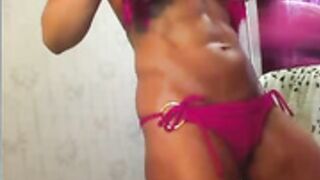 Stunning Belly Punching on Cam