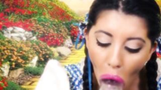 LiveCleo - Dorothy Huge Dildo Blowjob