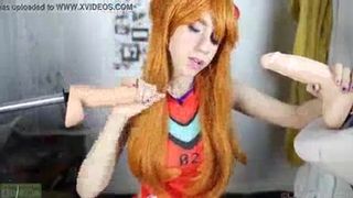 Asuka Double Blowjob