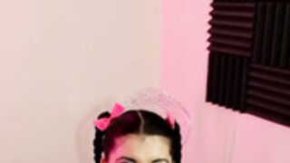 LiveCleo - Gagged and Riding My Dildo