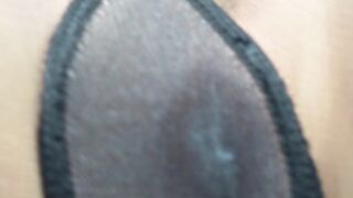 KK Red Lipstick, Black tights