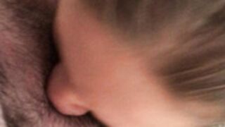 Swedish blonde cock-loving slut blowjob