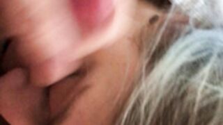 Swedish blonde cock-loving slut blowjob