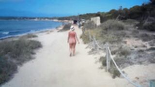 Lily_is_naked:in the beach
