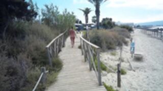 Lily_is_naked:in the beach