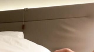 Gorgeous fitness babe pleasing herself