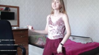 Katya8o dancing braless