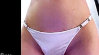 PrettyKatea nearly fisting in a public changing rooms