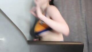 CubbiXoXo Running Boobs Out On Treadmill