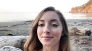 Abby Opel - Tits out at the beach