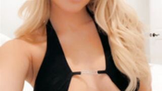 Stefanie Kn1ght Gurzansk1 stefb4byg OF Full Black Dress