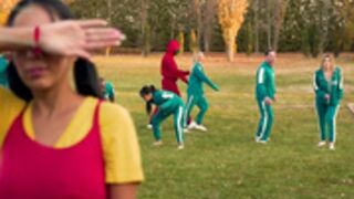 Katrina Moreno gives the Green Light to three Big Dicks