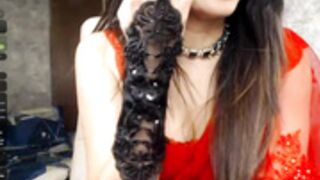 Rosy_Curvy Boobs Show Fun Session