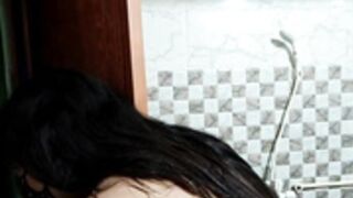 Loyal river hot dance in bathroom