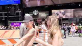 LilyMaeExhib- thong walk collab