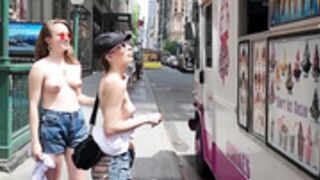 LilyMaeExhib- thong walk collab