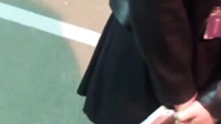 Pornstar outside blowjob