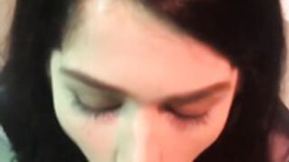 Pornstar outside blowjob