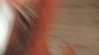 Maria and Jenny playing in a mall stairwell