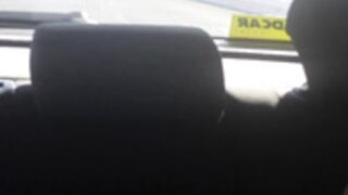 Maria fingering in the backseat