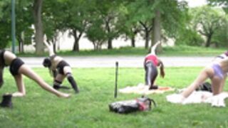 LilyMaeExhib - yoga collab