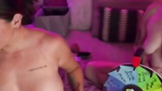 MILF spins sex wheel with gf 09-23-22