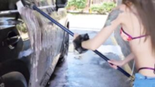 LilyMaeExhib- car wash