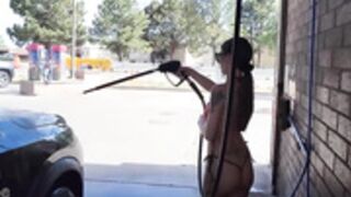 LilyMaeExhib- car wash