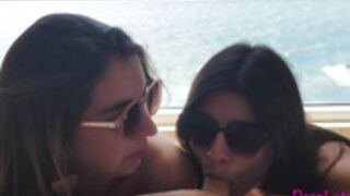 Two Latin girls give Blowjob to boss POV-1920x1080