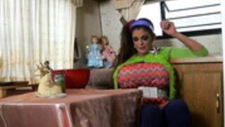 Trailer Park Barbie`s New Boobs