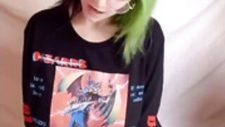 bigtittygothegg dildo 5