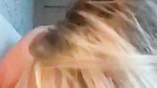 Courtney Tailor sucks dildo 2