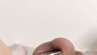 choco_lateP Cums in Chastity