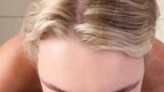 Gabbie Carter BJ Cum On Tits