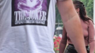 Braless See Through Beautiful Girl