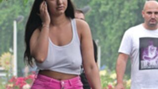 Braless See Through Beautiful Girl