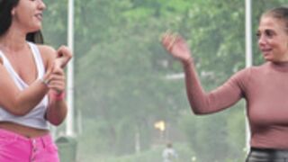 Braless See Through Beautiful Girl